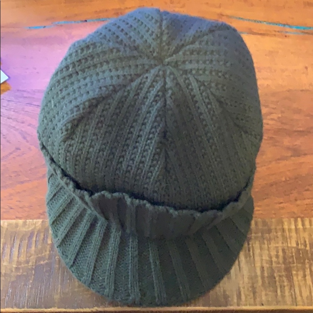 North Face brimmed beanie